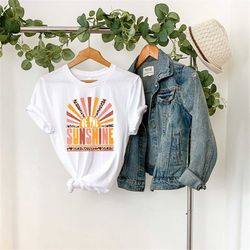 be the sunshine shirt, summer shirt for women, retro sun t shirt, kindness t-shirt, motivational shirt