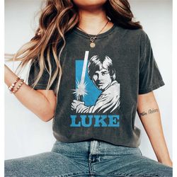 retro star wars luke skywalker comfort colors shirt, vintage disney star wars shirt, luke skywalker star wars shirt, sta