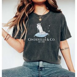 cinderella co est 1950 comfort colors shirt, girls in the disney, cinderella shirt disneyland shirt, disneyworld shirt,