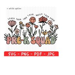 custom pre k squad shirt png, personalized teaching gift, teacher, hello preschool squad, preschool teacher tee, pre-k t