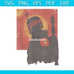 star wars the book of boba fett red tatooine svg, star wars svg, fett armor svg, the book of boba fett svg