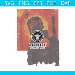 star wars the book of boba fett red tatooine svg, star wars svg, fett armor svg, the book of boba fett svg