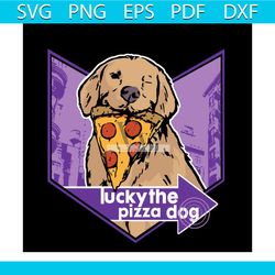 marvel hawkeye disney plus lucky the pizza dog svg, disney svg, hawkeye svg, pizza dog svg