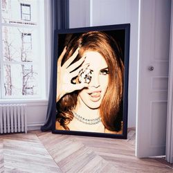 lana del rey room decor, lana del rey gifts, lana del rey vintage print, lana del rey poster download, lana del rey merc