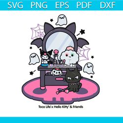 toca life hello kitty and friends svg, trending svg, kuromi svg, toca life world svg