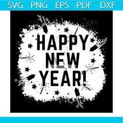 happy new year 2022 svg, new year svg, snowflakes svg, hello 2022 svg, new year eve day svg