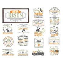 rustic easter svg bundle, farmhouse easter svg, vintage easter sign svg, cottontail candy co svg, easter quotes svg,farm