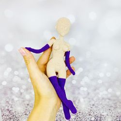 crochet doll body pattern, amigurumi doll pattern