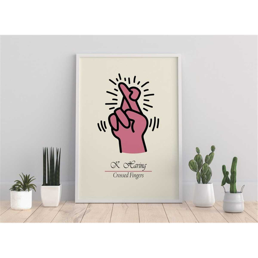 MR-2282023112623-keith-haring-crossed-finger-print-haring-pink-wall-art-image-1.jpg