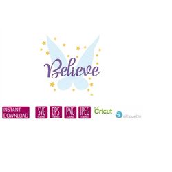 faith trust & pixie dust svg, tinker bell svg,pixie dust svg,magic kingdom svg,family trip t-shirt design svg cut file,