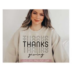 thanksgiving svg, happy thanksgiving svg png, fall - autumn cut file for cricut, silhouette eps dxf pdf cutting file sta