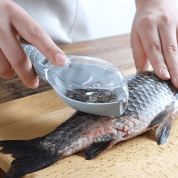 Fish Skin Brush Scraping, Fish Scale Brush Grater Quick Disassembly Fish Knife Cleaning Peeling Skin Scraper