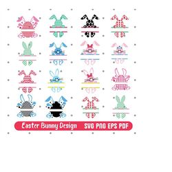easter bunny svg, easter svg, happy easter svg, bunny svg, rabbit svg, bunny split svg, cute bunny svg, instant download