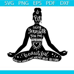 yoga svg, trending svg, namaste svg, meditation svg, women empowerment svg