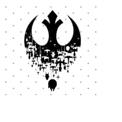 rebel ships star wars svg instant download