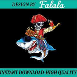 skeleton pirate riding shark funny halloween costume happy halloween png, pumpkin png, ghost png, sublimation designs