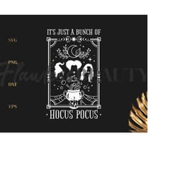 just a bunch of hocus pocus tarot card svg, hocus pocus svg, halloween witch svg, tarot cards svg, bad girls svg, witche