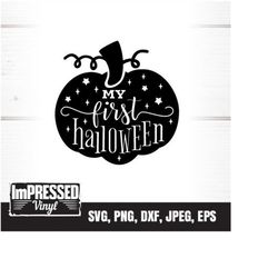 My First Halloween SVG- Instant Download