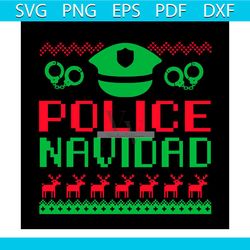christmas police navidad svg, christmas svg, merry christmas svg, xmas is coming, police
