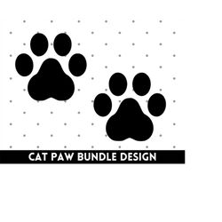 cat paw svg, paw svg, pet paw svg, animal paw svg, cat paw cricut, svg for cricut, instant download