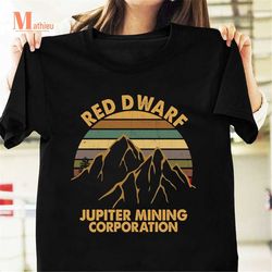 Red Dwarf Jupiter Mining Corporation Vintage T-Shirt, Corporation Sunset Shirt, Mountain Shirt, Jupiter Shirt