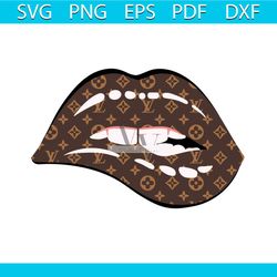 lv inspired louis vuitton lips svg, trending svg, lips svg, louis vuitton svg, fashion brand svg