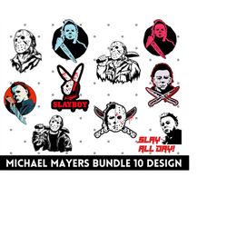 michael myres svg, horror characters svg, halloween svg, horror svg, halloween bundle svg, instant download