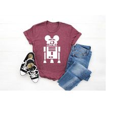 r2d2 mickey shirt, disney star wars shirt, disney shirt, disney family shirt, star wars shirt, r2d2 star wars shirt, mic