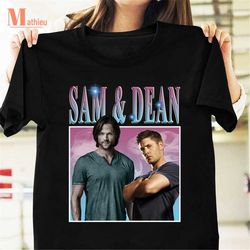sam and dean homage t-shirt, supernatural movie shirt, sam and dean shirt, tv series shirt, supernatural shirt for fans