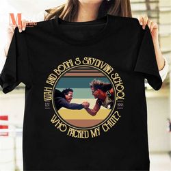 utah and bodhi's skydiving school who packed my chute est 1991 vintage t-shirt, skydiving lover gift, skydiving school s