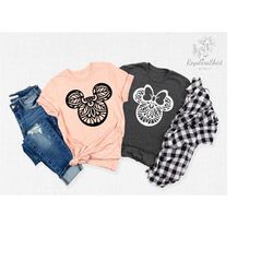 mickey minnie head shirt, disney couple tshirts, mickey ears, mickey mouse shirt, minnie mouse shirt, disney ear shirt,