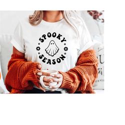 spooky season svg png pdf, cute halloween svg, hot ghoul svg, ghost vibes svg, retro ghost svg, retro halloween svg, hal