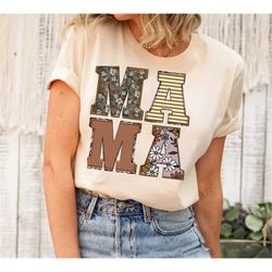 mama shirt, mom life shirt, mother's day shirt, floral mama t-shirt, mother's day gift, flower gift for mom, girl mama s