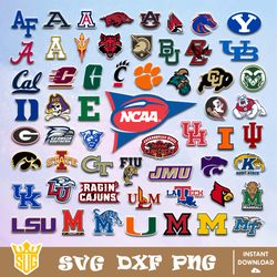 NCAAF Team Logo Svg, NCAAF Svg, NCAA Svg, NCAA Team Svg, Football Svg, Sport Svg, Cricut, Cut Files, Vector and Clipart