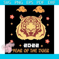 happy chinese new year 2022 svg, new year svg, mountain spirit svg, tiger svg