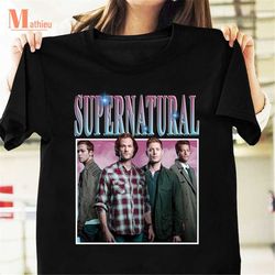 supernatural homage t-shirt, supernatural movie shirt, tv series shirt, supernatural shirt for fans