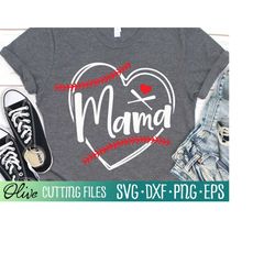 mama heart baseball svg, baseball mom svg, baseball svg, mom svg, baseball mamma svg, baseball png, cut file, silhouette