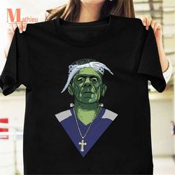 halloween frankenstein gangsta rap hiphop vintage t-shirt, halloween shirt, horror characters shirt, frankenstein shirt
