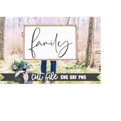 family farmhouse sign svg, large sign design, farmhouse wall art, family printable, cricut designs, silhouette files, sv