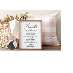 friends svg, friendship sign svg, friends quote, best friends quote, farmhouse sign svg, cricut files, silhouette desi