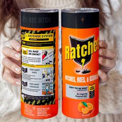 ratchet 20 oz orange scent- funny 20 oz skinny tumbler, wrap design sublimation ,straight/tapered only instant download.