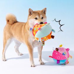 Dog Toys For Dogs - Plush Squeaky Interactive Puppy Dog Toy, Soft Yet Tough, Durable Stuffed Pet Chew Toy For All Breed