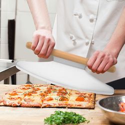 Professional Grade Design Pizza Tools Stainless Steel Rocker with Blade Protective Cover(US Customers)
