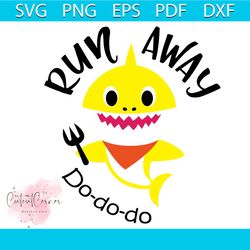 run away baby shark svg, trending svg, run away svg shark svg, baby shark svg, baby shark run away svg, baby shark lover