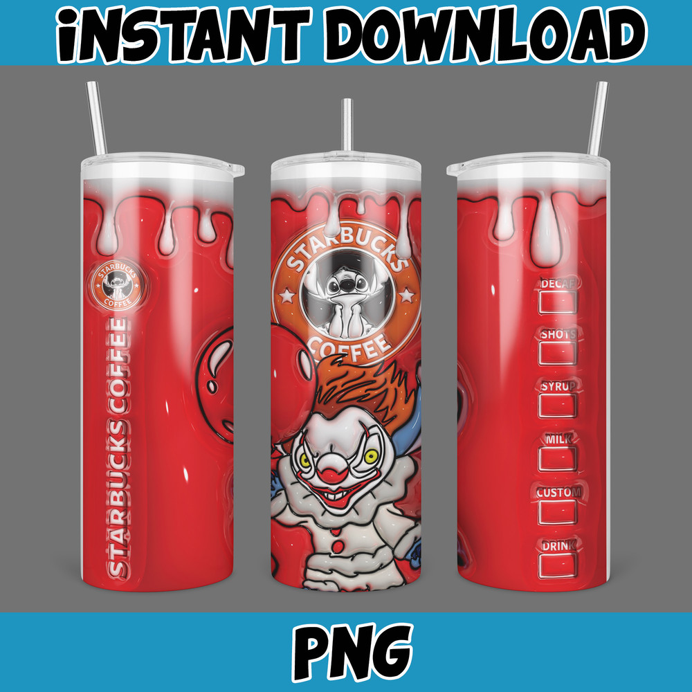 3D Inflated Halloween Season Sublimation Tumbler Design Download PNG, 20 Oz Digital Tumbler Wrap PNG (101).jpg