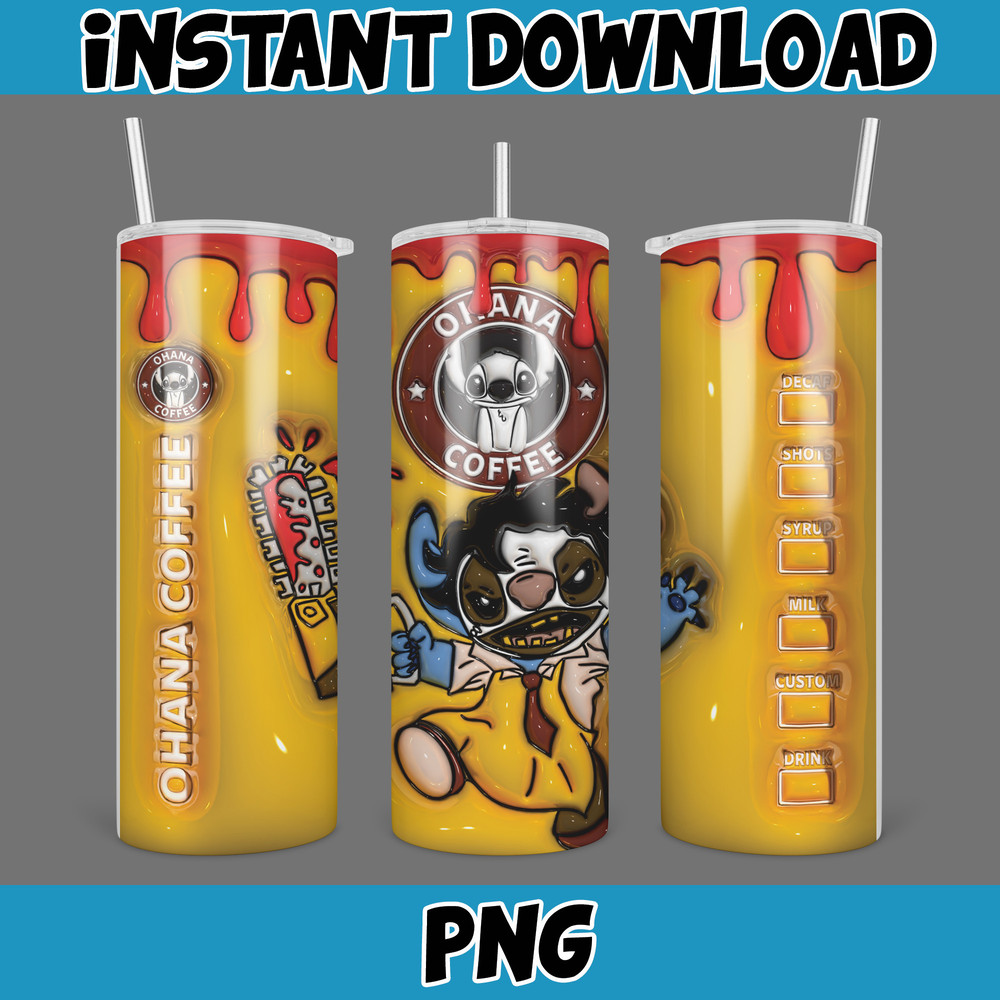 3D Inflated Halloween Season Sublimation Tumbler Design Download PNG, 20 Oz Digital Tumbler Wrap PNG (102).jpg