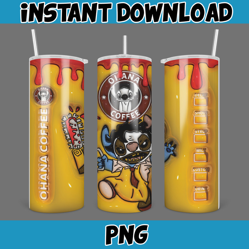 3D Inflated Halloween Season Sublimation Tumbler Design Download PNG, 20 Oz Digital Tumbler Wrap PNG (102).jpg