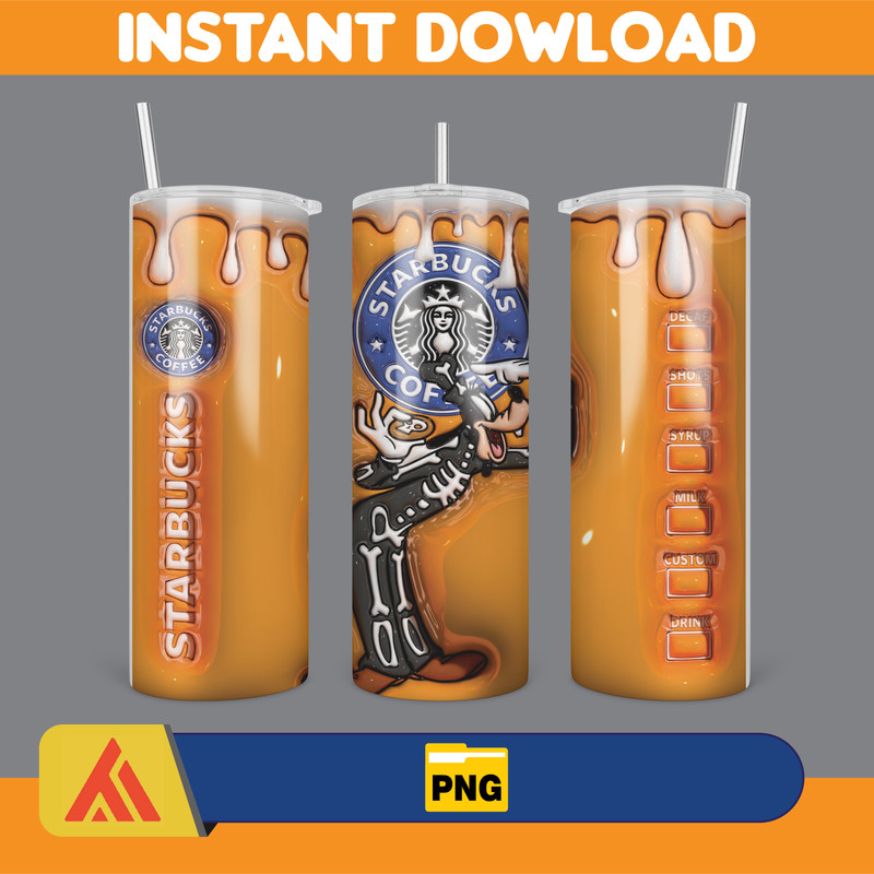 3D Inflated Halloween Season Sublimation Tumbler Design Download PNG, 20 Oz Digital Tumbler Wrap PNG (37).jpg