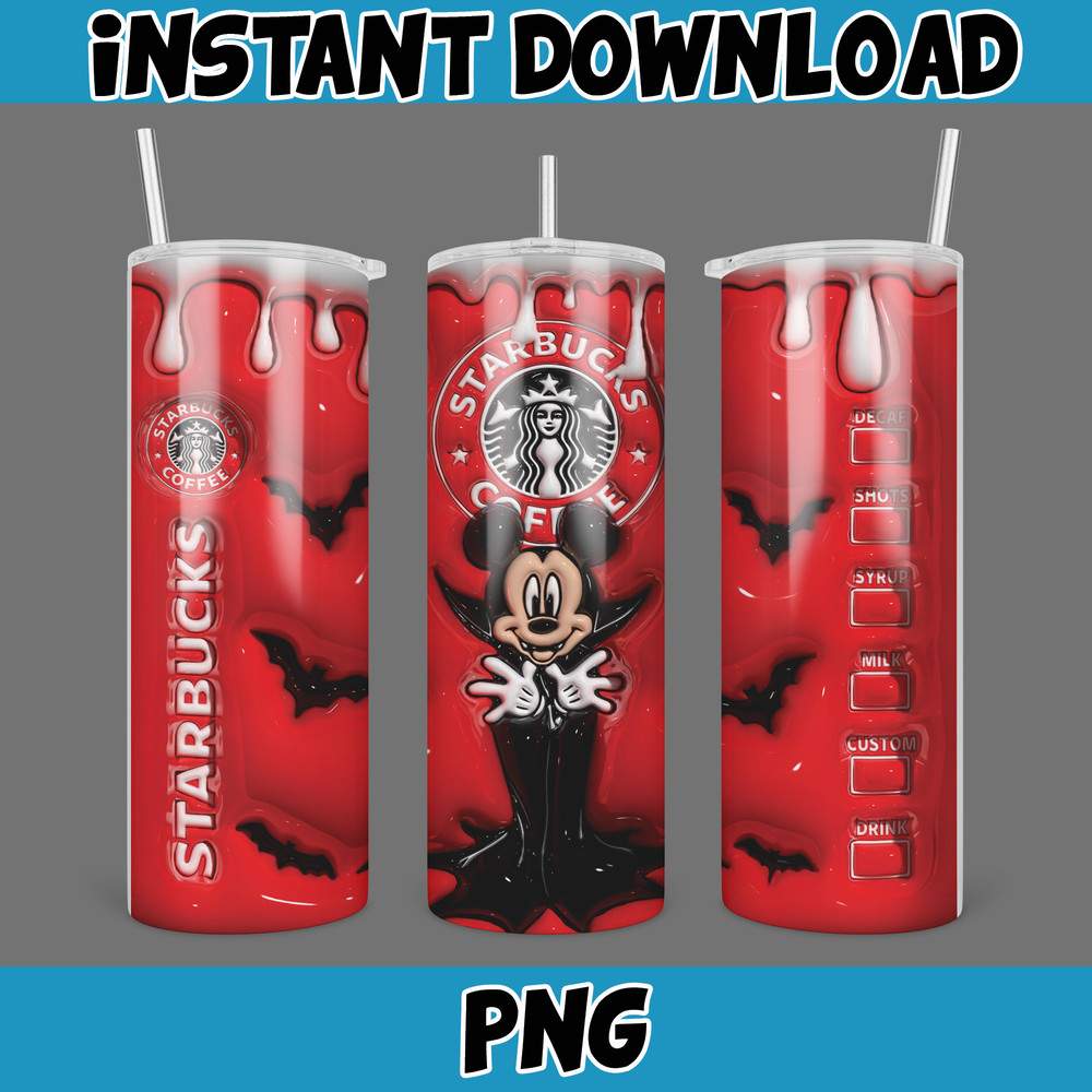 3D Inflated Halloween Season Sublimation Tumbler Design Download PNG, 20 Oz Digital Tumbler Wrap PNG (62).jpg