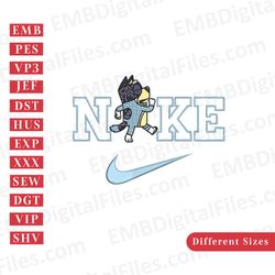 bluey dad bandit heeler nike embroidery designs